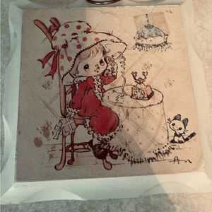 Vintage 90’s | Wooden Wall Plaque Set of 2